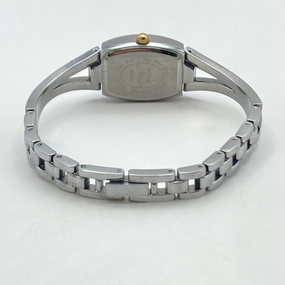 Armitron Now Women's Watch 19mm Gold Silver Two Tone Crystals New Battery 6.75" - Picture 12 of 15